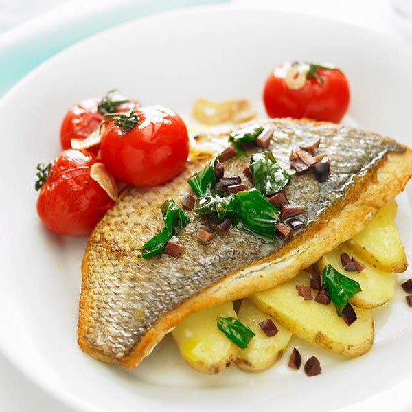 Pan Seared Snapper Recipe with Tomato, Olives & Basil