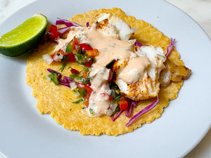 Katie Lee Biegel's Sheet Pan Fish Tacos Recipe
