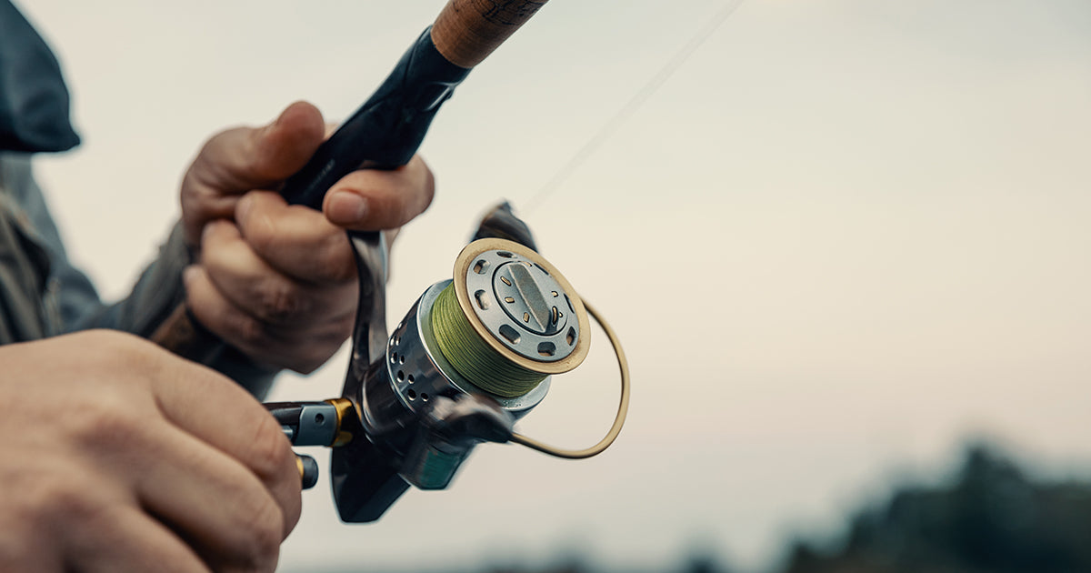 commercial fishing hand reeling Precision Anodized aluminum construction Hand-line Fishing Reel COMBO