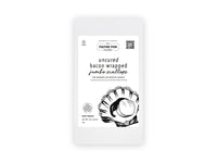 Front of Jumbo Bacon Wrapped Scallops package on white background