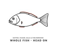 Whole Fish Head On