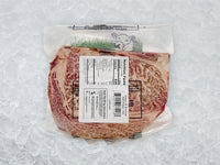 Japanese A5 Wagyu Ribeye back of package on ice