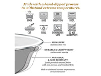 Golden Rabbit Enamelware Lobster Stock Pot Care Information
