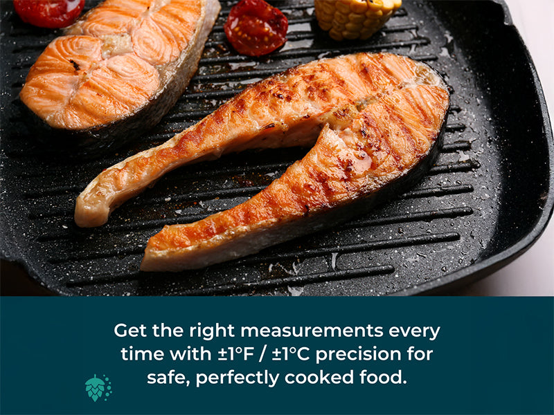 Grilled Salmon Steaks in Pan
