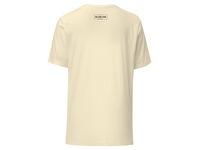 Back of Beige T-Shirt with Fulton Fish Market