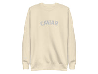 Beige sweatshirt with 'SCALLOPS' text on a white background