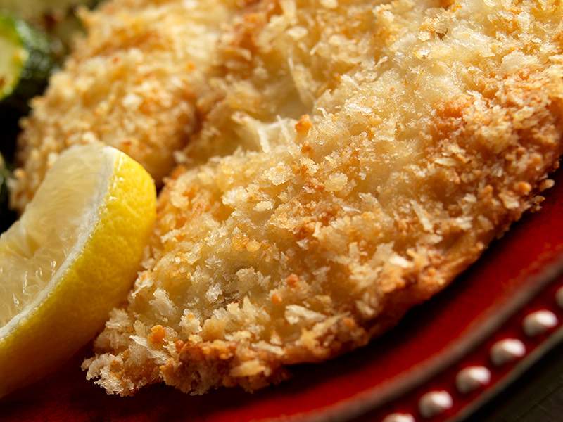 Baked Panko-Crusted Fish Fillets Recipe