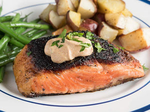 Blackened Steelhead Trout with Remoulade Recipe