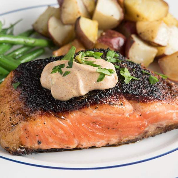 Blackened Steelhead Trout with Remoulade Recipe