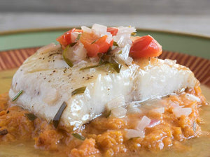 Broiled Black Cod with Butter-Wine Sauce Recipe