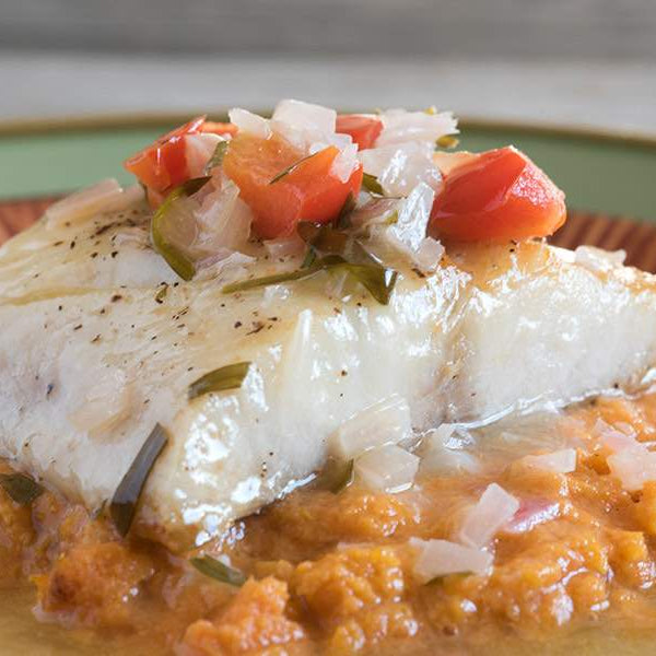 Broiled Black Cod with Butter-Wine Sauce Recipe