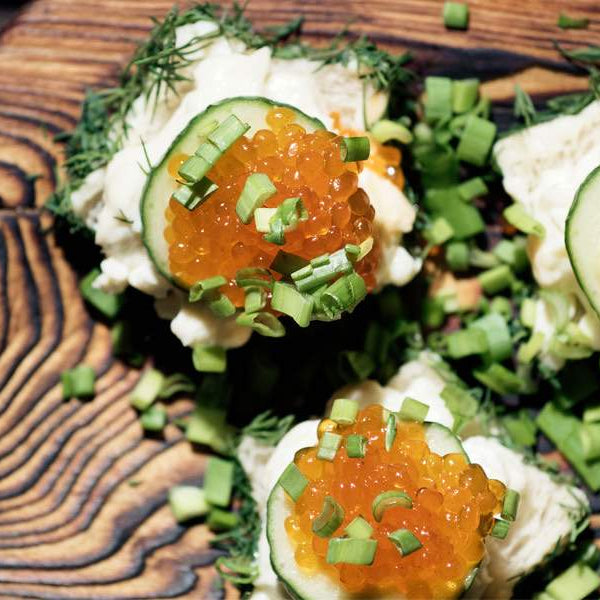 Caviar & Cucumber Sandwiches Recipe