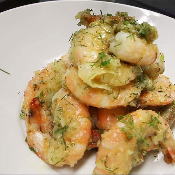 Chef Maria Loi's Peel & Eat Shrimp with Loi Garlic-Potato Dip Recipe