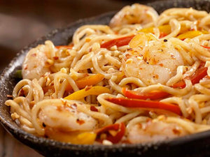 Chinese New Year: Long Life Noodles with Shrimp Recipe