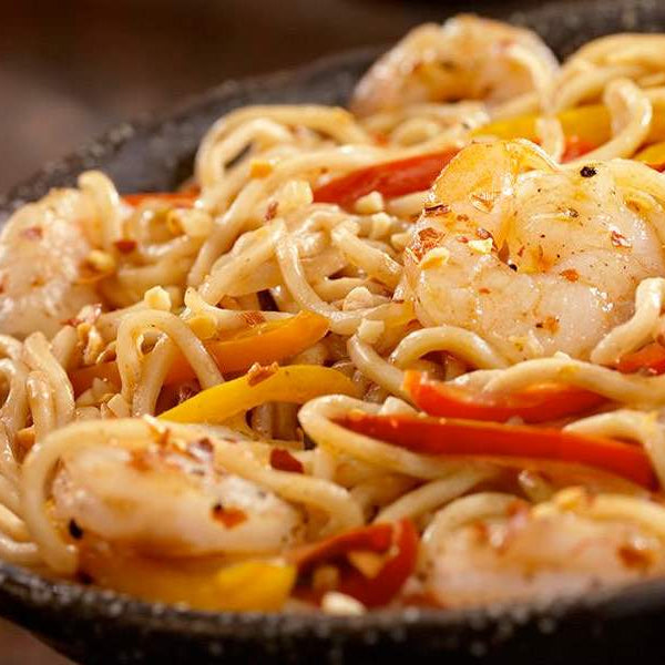 Chinese New Year: Long Life Noodles with Shrimp Recipe