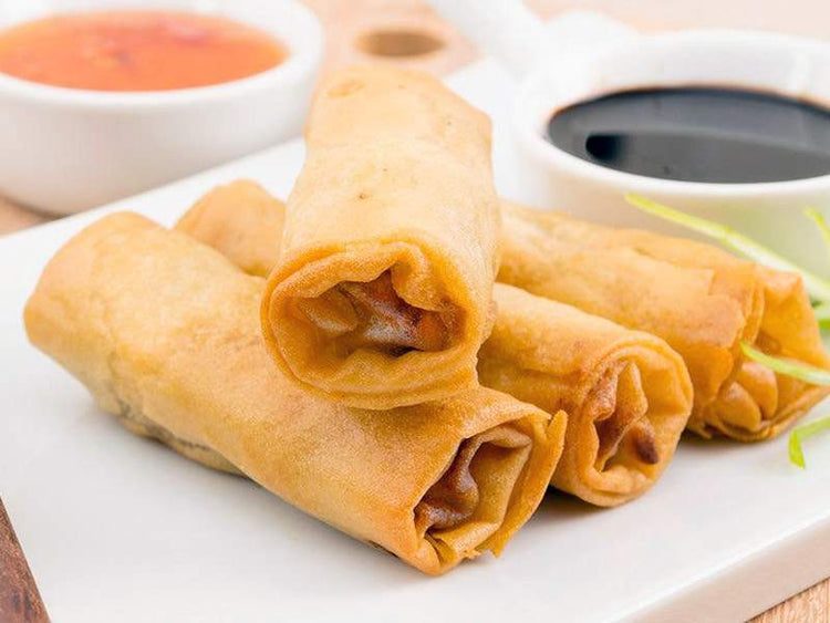 Chinese New Year: Shrimp and Vegetable Spring Rolls Recipe