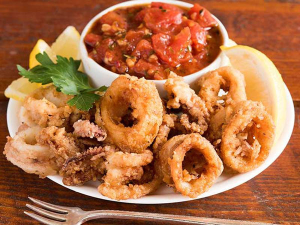 Fried Calamari Recipe with Dipping Sauce