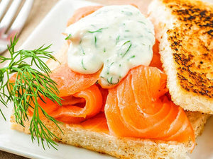 Gravlax with Dill Sauce & Toast Recipe