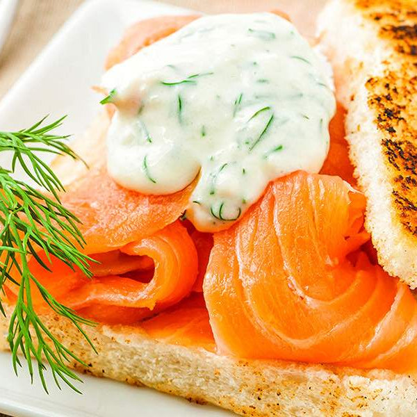 Gravlax with Dill Sauce & Toast Recipe