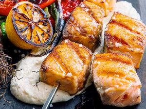 Grilled Salmon Skewers Recipe