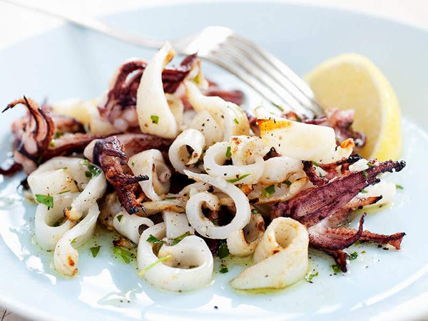Grilled Squid Salad Recipe