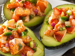 Lobster-Stuffed Avocados Recipe