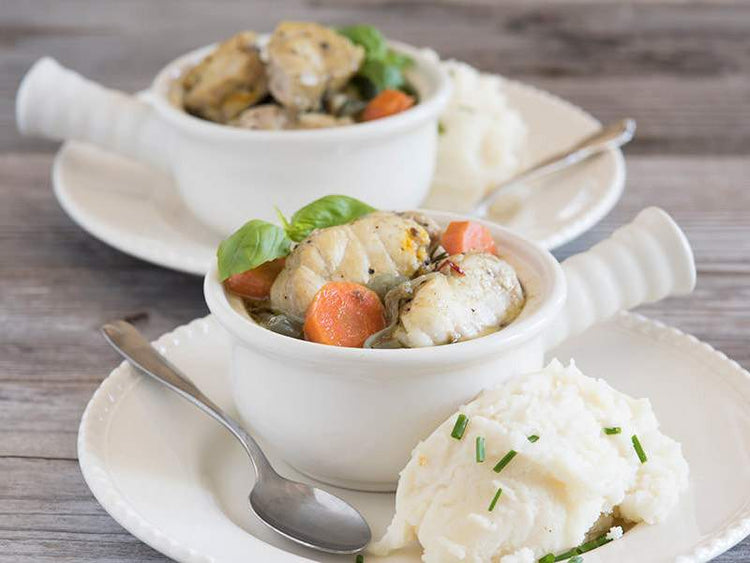 Monkfish Stew with Saffron Broth Recipe