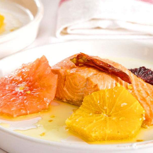 Olive Oil Poached Citrus Salmon Recipe