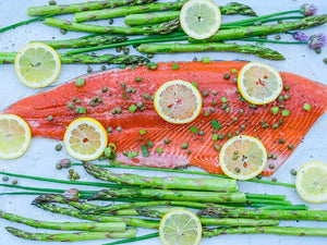 Sheet Pan Wild Salmon Piccata Recipe