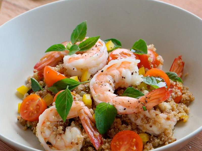 Shrimp Quinoa Salad Recipe | Shrimp Recipes - Fulton Fish Market