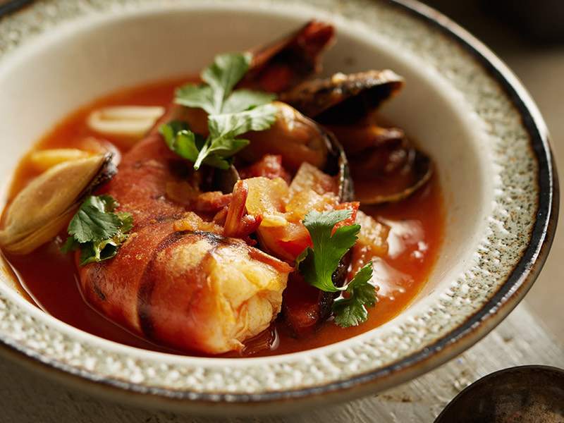 Slow Cooker Seafood Cioppino Recipe Cod Recipes Fulton Fish Market