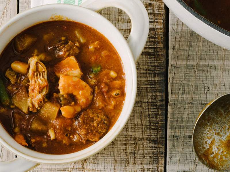 Slow Cooker Shrimp and Sausage Gumbo Recipe