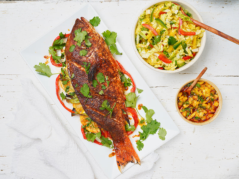 Island Style Red Snapper Recipe | How to Make Island Style Red Snapper