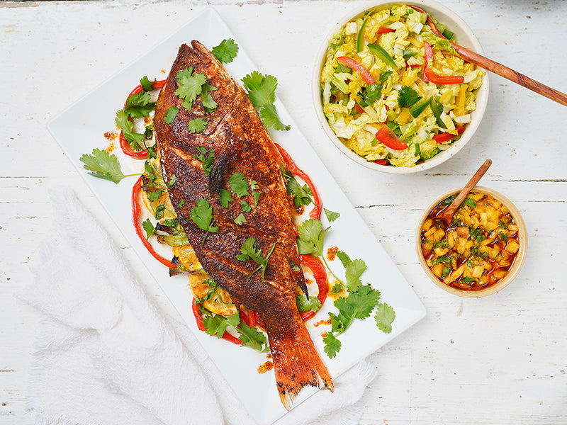 Baked Whole Red Snapper Recipe