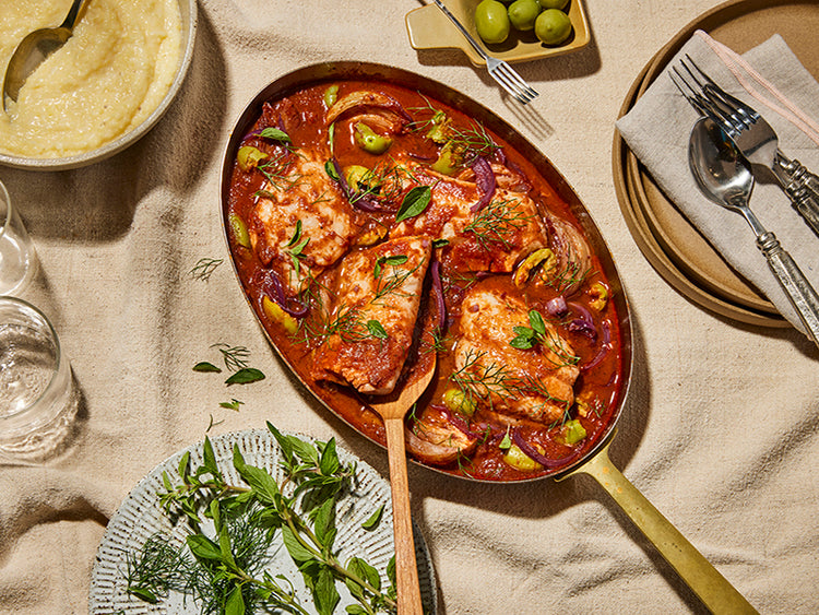 Alaska Sablefish Cacciatore