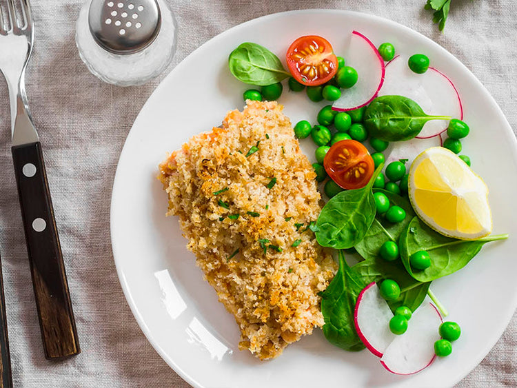 Katie Lee Beigel’s Dijon Breadcrumb Crusted Halibut Recipe