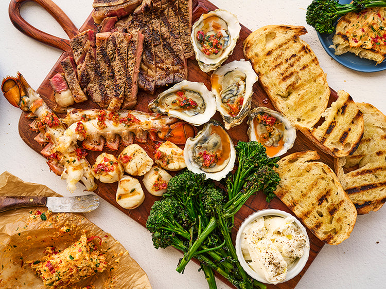 Surf and Turf with Calabrian Chili Butter Recipe