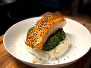 Chili Glazed Salmon for Two with Homemade Thai-Style Sweet Chili Sauce Recipe