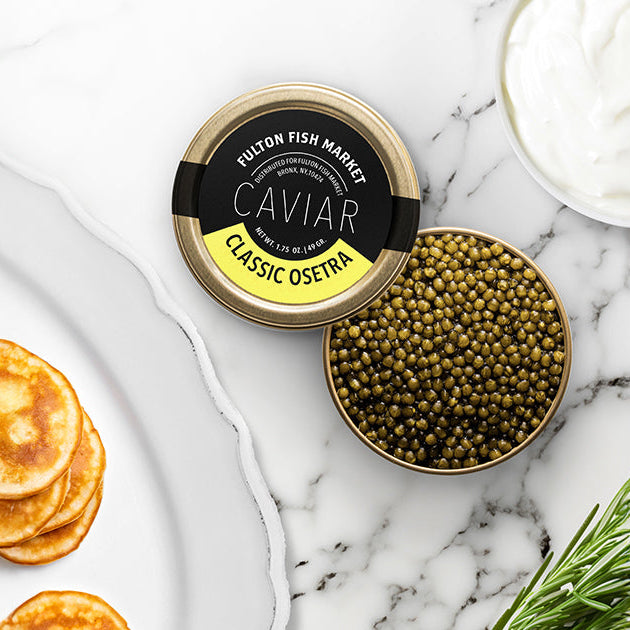 Essential Guide to Caviar - Fulton Fish Market Osetra Caviar