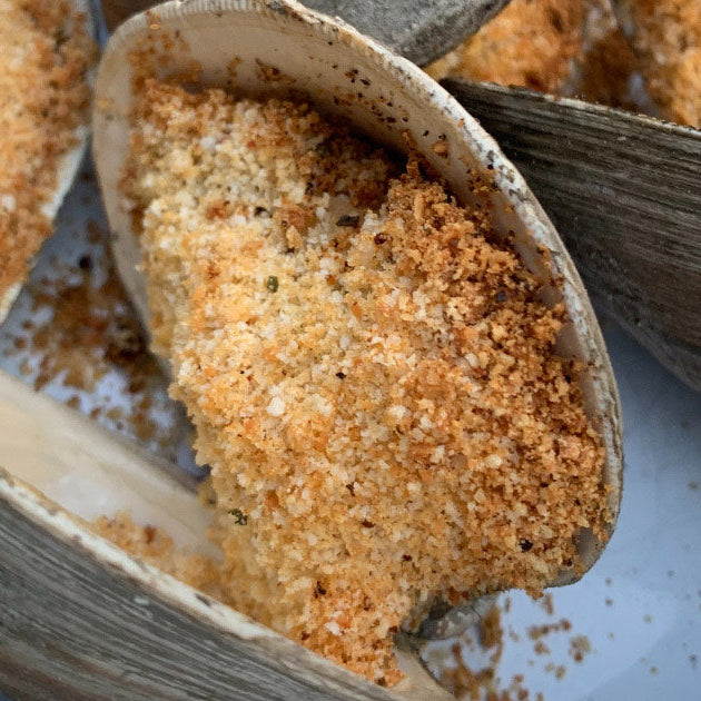 Close Up of Stuffed Clams