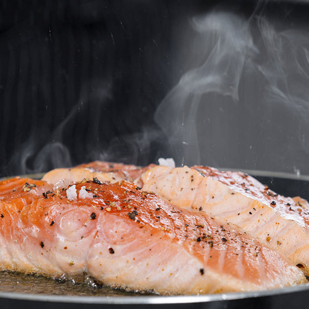 Cooking Fish in a Pan