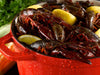 Crawfish in Pot with Lemons