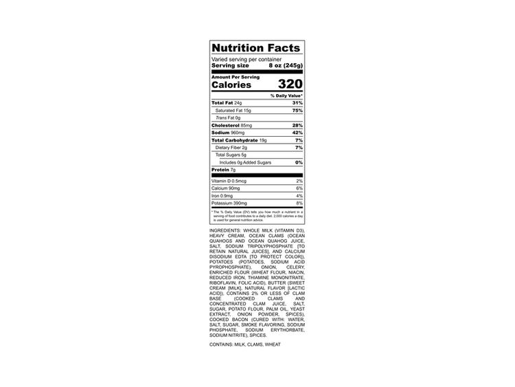 Nutrition Information