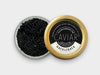 Hackleback Caviar Jar Opened on Light Surface