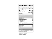 Wild Whole Sardines Nutritional Information
