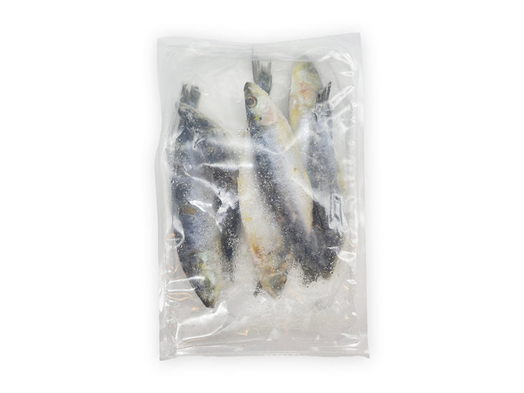 Wild Whole Sardines back of package on white background
