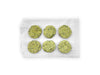 Fulton Fish Market Garlic & Herb Finishing Butter - 6ct pucks on white paper with white background