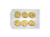 Fulton Fish Market Garlic & Herb Finishing Butter - 6ct pucks on paper with white background