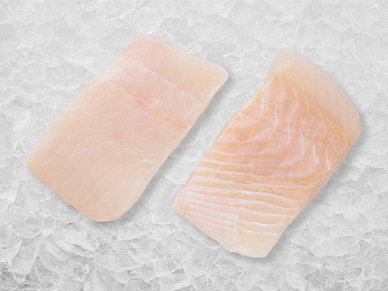 Atlantic Halibut Portions on Ice