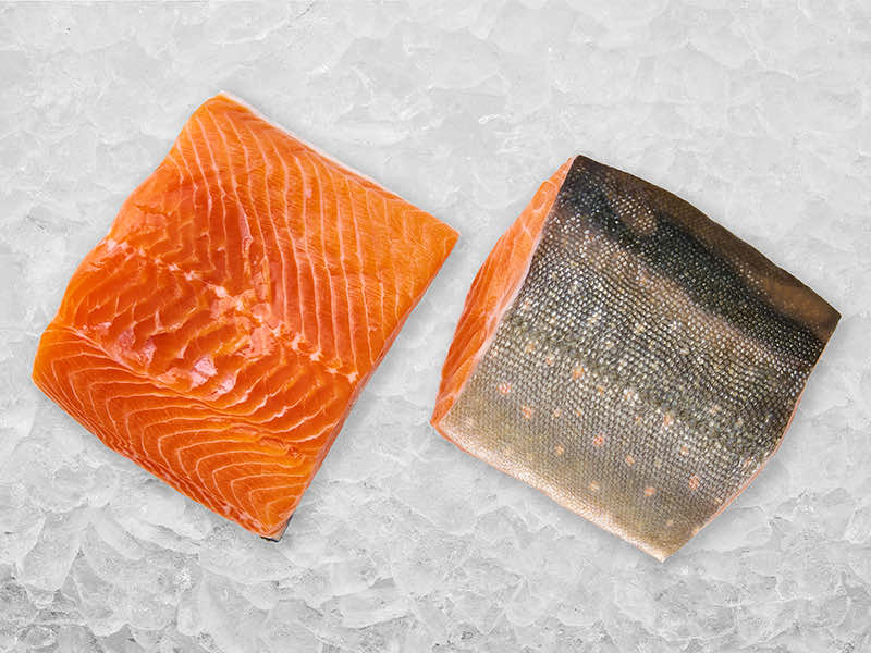 Arctic Char Portions on Ice